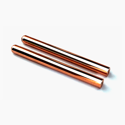 Los electrodos de cobre